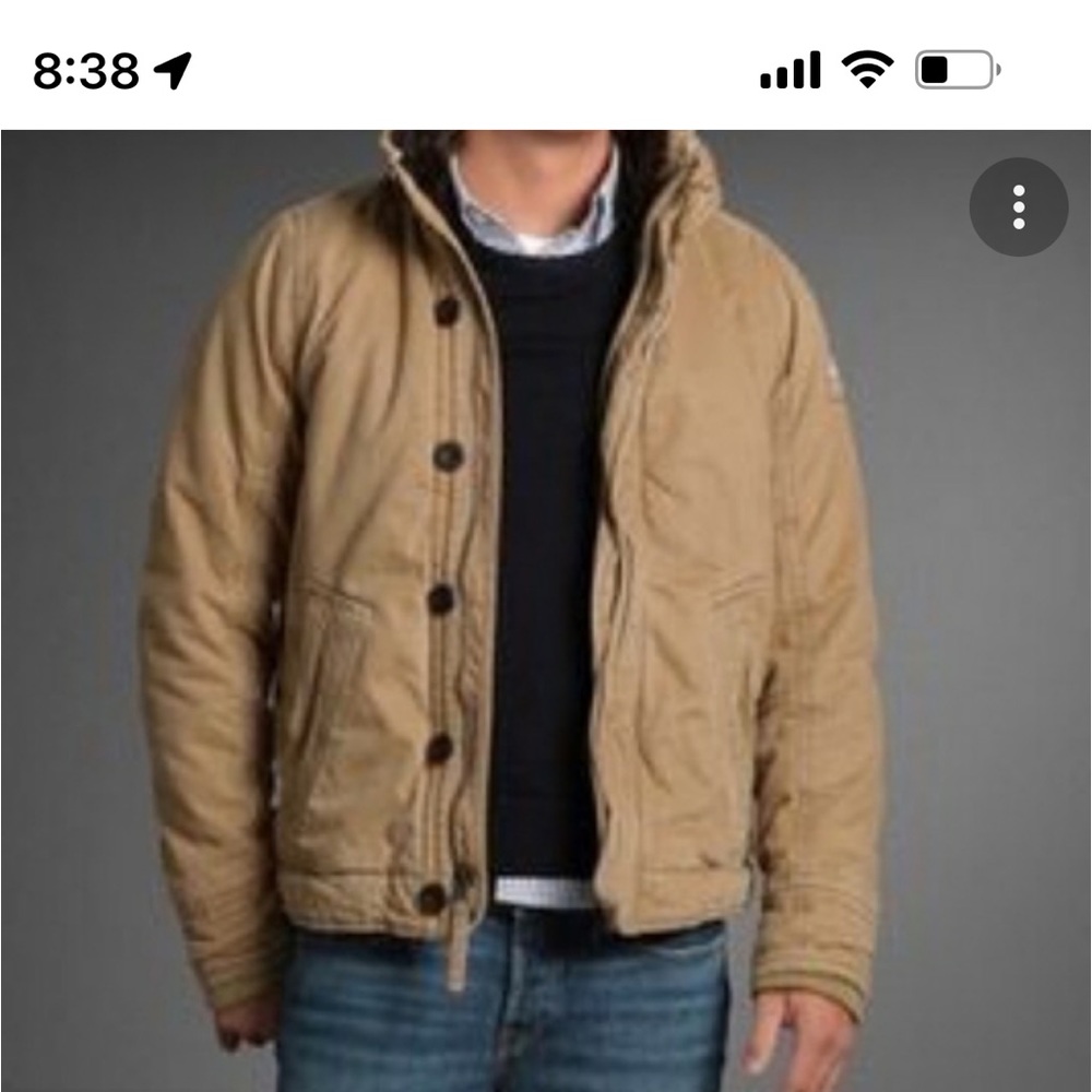 Vintage Abercrombie & Fitch utility/military mens jacket.